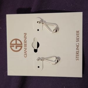 Giani BerniniPolished Ball Teardrop Drop Earrings Sterling Silver